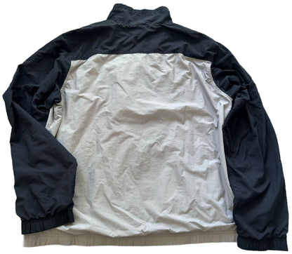 Nike Vintage Windbreaker – Grau & Schwarz (L)