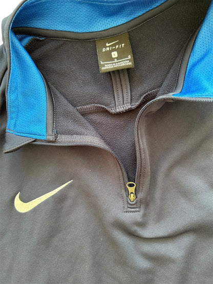 Nike Dri-FIT Trainingspullover – Navy & Blau, sportlich & funktional (L)
