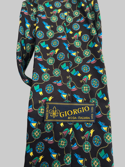 GIORGIO – Italienische Designer-Krawatte aus 100 % Seide 