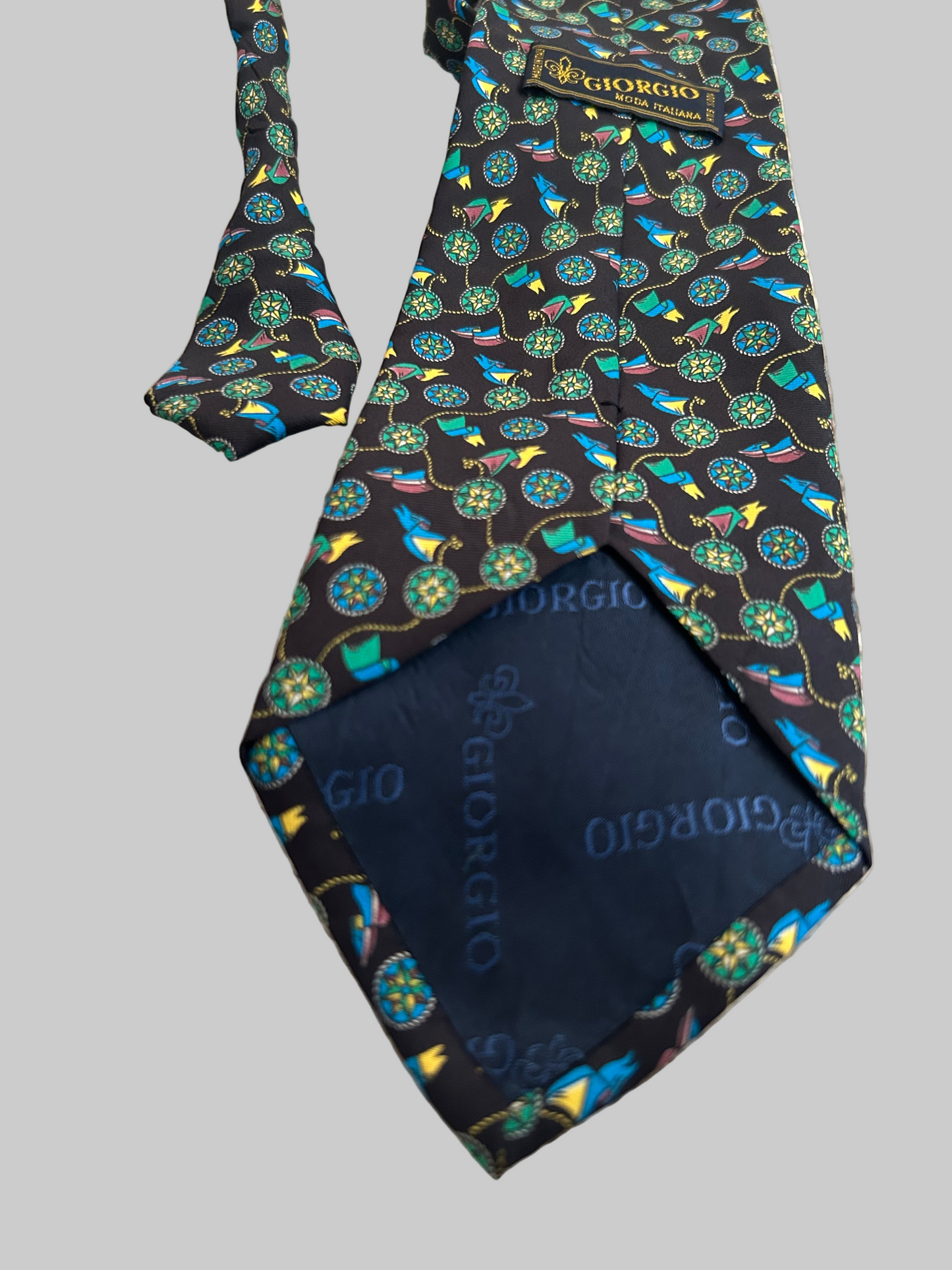 GIORGIO – Italienische Designer-Krawatte aus 100 % Seide 