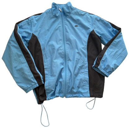 Nike Vintage Windbreaker – Hellblau/Schwarz (L)
