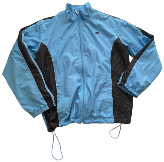 Nike Vintage Windbreaker – Hellblau/Schwarz (L)