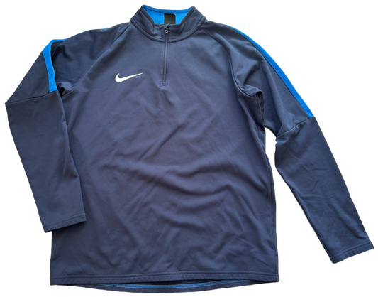 Nike Dri-FIT Trainingspullover – Navy & Blau, sportlich & funktional (L)